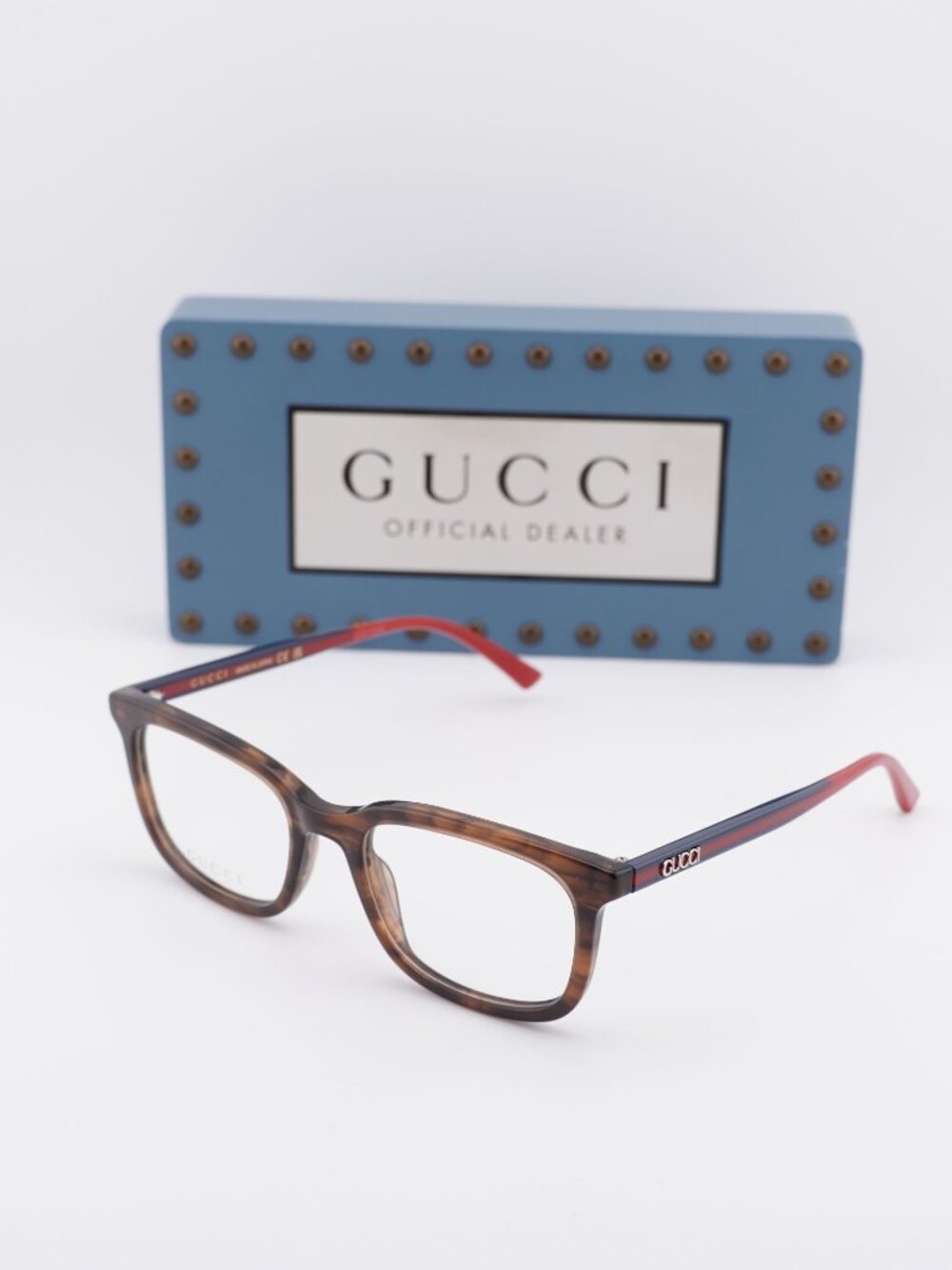 Gucci GG1928O 003 Square Eyeglasses – Havana 53mm
